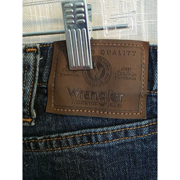 Men's Wrangler Jeans Regular Fit Size 36x29 Blue‎ - Picture 5 of 6